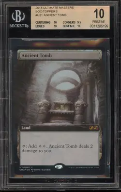 Magic the Gathering MTG Ancient Tomb Ultimate Masters Bx. Toppers #U31 BGS 10 - Image 1
