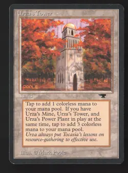 Urza's Tower - Forest Magic the Gathering MTG Antiquities Beautiful - Image 2
