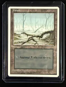 Magic MTG Italian Revised Swamp Artist Proof Near Mint - Only 50 Exist! - Image 3
