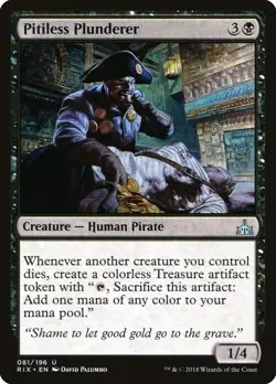Magic The Gathering MTG PITILESS PLUNDERER Rivals of Ixalan NM Near Mint - Image 1