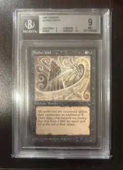 MTG Nether Void - Legends CGC 9 - RESERVE LIST Magic the Gathering Graded - Image 1