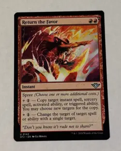 MTG Return the Favor - Outlaws of Thunder Junction LP - Image 1