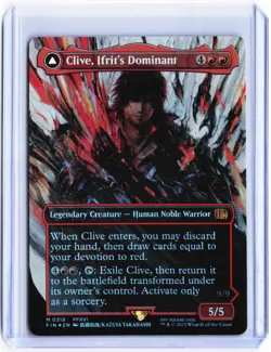 Clive, Ifrit's Dominant (0318) (Borderless) M FINAL FANTASY 318 NM - Image 1