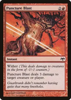 Puncture Blast 60 MTG NM - Eventide - Image 1