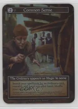 2023 Sorcery: Contested Realm - Beta Foil Common Sense - Image 1