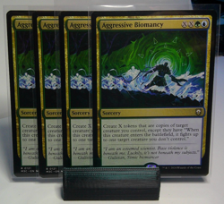 x4 Aggressive Biomancy Commander: Modern Horizons 3 Regular MTG - Image 1