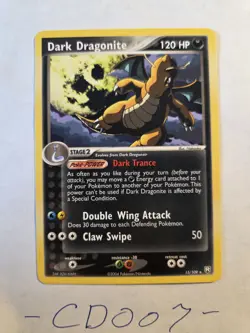 Dark Dragonite 15/109 Team Rocket Returns Non-Holo Pokemon Card TCG - Image 4