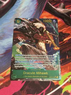 Dracule Mihawk - OP14-119 (Alternate Art) OP14-119 The Azure Sea's Seven Foil - Image 2