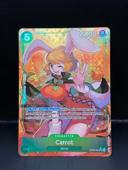 OP08-023 Carrot Two Legends One Piece Card Super Rare Foil CCG (Alt Art) - Image 1