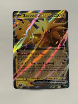Pokemon 151 Electabuzz 125/165 Cosmos Holo, Zapdos ex SVP 049 & Jumbo Zapdos - Image 2