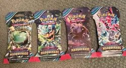 Pokemon TCG: Scarlet & Violet Twilight Masquerade Sleeved Booster Bundle 4 Arts - Image 1