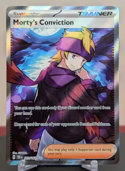 Pokemon Morty's Conviction #201/162 English Temporal Forces - Image 1