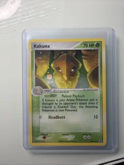 Kakuna 36/112 EX FireRed & LeafGreen Reverse Holo Pokemon Card PLAYED - Image 1