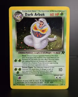 Pokemon TCG - DARK ARBOK #2 - HOLO RARE - MISPRINT - TEAM ROCKET (2000) - MP/LP - Image 1