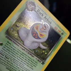 Pokemon TCG - DARK ARBOK #2 - HOLO RARE - MISPRINT - TEAM ROCKET (2000) - MP/LP - Image 3