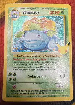 Venusaur Holo - Celebrations Classic Collection - 15/102 - Pokemon TCG - Mint/NM - Image 2