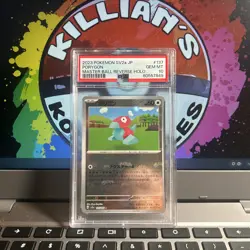PSA10 2023 POKEMON JAPANESE SV2A 151 137 PORYGON MASTER BALL REVERSE HOLO - Image 1