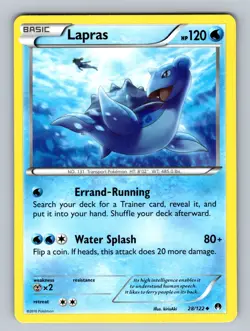 Lapras 28/122 Uncommon XY - BREAKpoint NM Pokemon TCG - Image 1