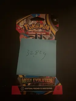 (VERY HEAVY) 32.82G Pokemon TCG Mega Evolution Sleeved Booster Pack (SEALED)✅ - Image 3