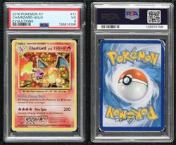 Charizard Holo Pokemon XY Evolutions 20th Anniversary PSA 3 - Image 3