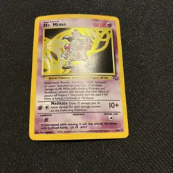 Pokemon TCG Mr. Mime Jungle 6/64 Holo Unlimited Holo Rare - Image 3