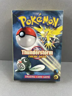 Pokemon TCG Thunderstorm Theme Deck - Box Only - Image 1