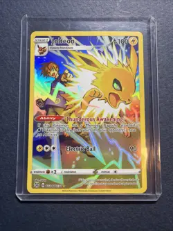Pokemon Jolteon TG04/TG30 Swsh09: Brilliant Stars Trainer Gallery Holo NM - Image 1