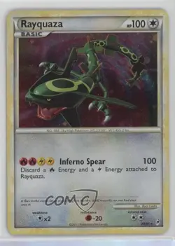 Rayquaza Holo Pokemon HeartGold & SoulSilver Call of Legends #20 - Image 1
