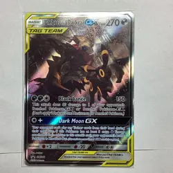 Umbreon & Darkrai GX SM241 pokemon Sm Holo very good condition - Image 1
