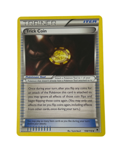 Pokemon TCG Trick Coin 108/119 Phantom Forces MINT - Image 1