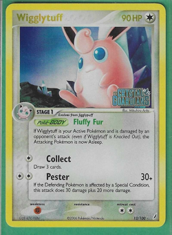 Pokemon Crystal Guardians "Wigglytuff" 13/110 Reverse Holo X1 - Image 1