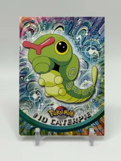 Metapod #11 Blue Logo - 1999 Pokemon Topps TV Animation Series 1 Light Play H1 - Image 1
