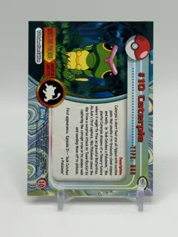 Metapod #11 Blue Logo - 1999 Pokemon Topps TV Animation Series 1 Light Play H1 - Image 2
