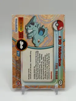 Nidorina #30 Blue Label 1st Print - 1999 Pokemon Topps TV Light Play H1 - Image 2