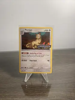 Persian - SM182 [Unbroken Bonds] Pokemon TCG - PreRelease Black Star Promo - VLP - Image 1