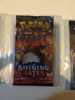 Pokemon Shining Fates Factory Sealed Art Set 4 Booster Packs - Image 3