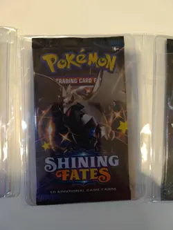 Pokemon Shining Fates Factory Sealed Art Set 4 Booster Packs - Image 4