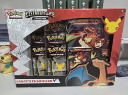 Pokemon Celebrations Lance's Charizard V Sealed Box 25th Anniversary - Image 1