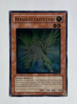 YuGiOh! TCG || Herald of Green Light EOJ-EN018 Ultimate Rare 1st Edition - Image 2