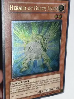 YuGiOh! TCG || Herald of Green Light EOJ-EN018 Ultimate Rare 1st Edition - Image 3