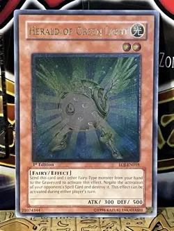 YuGiOh! TCG || Herald of Green Light EOJ-EN018 Ultimate Rare 1st Edition - Image 5
