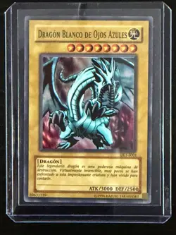 Spanish YUGIOH DL1-S001 Blue Eyes White Dragon Duelist League GEM MINT 2003 - Image 3