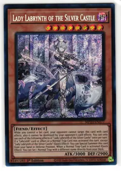 LADY LABRYNTH OF THE SILVER CASTLE MP23-EN177 PRISMATIC SECRET RARE YU-GI-OH TCG - Image 1