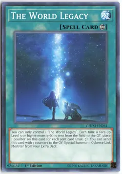 Yugioh - The World Legacy CHIM-EN061 1st Edition - Chaos Impact - Image 1