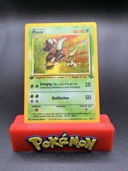 Pokemon TCG Pinsir 9/64 1st Edition Holo Rare Vintage - WOTC Jungle - MP/HP - Image 1
