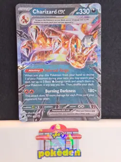 Charizard ex SVP 196 Sv: Scarlet & Violet Promo Card Holo Pokemon TCG NM - Image 1