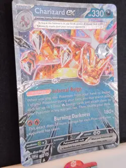 Charizard ex SVP 196 Sv: Scarlet & Violet Promo Card Holo Pokemon TCG NM - Image 2