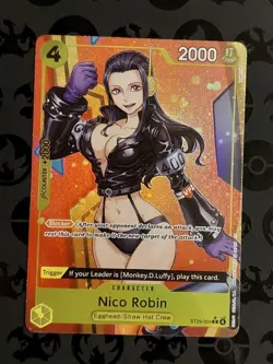 Nico Robin ST29-009 Parallel Starter Deck Full Art One Piece TCG English STOCK - Image 1