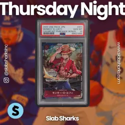 2022 ONE PIECE PROMO JP #P-001 MONKEY.D.LUFFY CHAMPION SET PURCHASE BONUS PSA 10 - Image 1