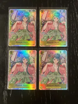 Playset (Qty 4) OP06-106 Kouzuki Hiyori SR One Piece Wings of the Captain - Image 1